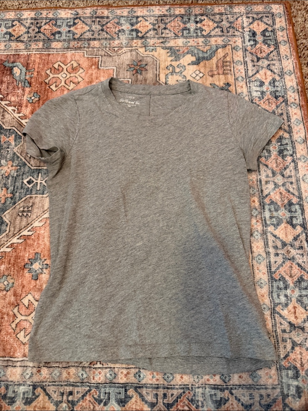 J. Crew Gray Short Sleeve Crewneck Tee